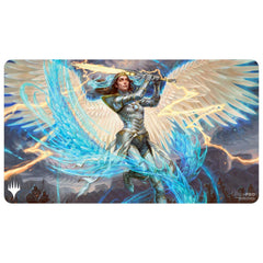 Ultra Pro Tarkir Dragonstorm Elspeth Playmat with soft surface and non-slip backing for stable game play