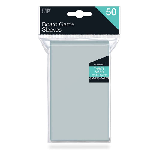 Ultra Pro Tarot sleeve 70x120 front view, archival protection for cards.