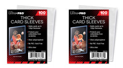 Ultra Pro Thick Card Sleeves by Topps protect 130pt thick cards and memorabilia.