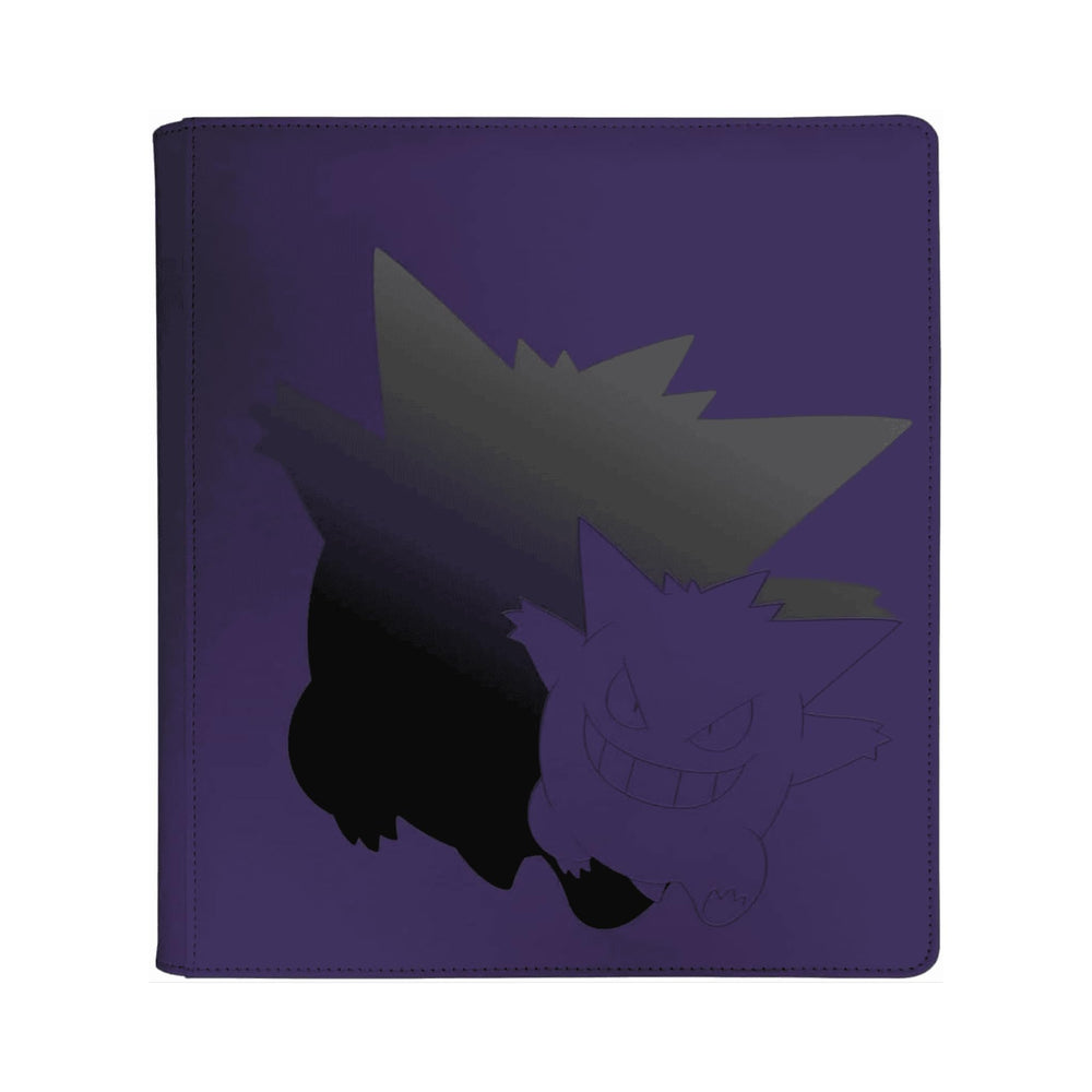 Ultra PRO Zippered PRO Binder with Gengar cover for organized Pokemon card collections.