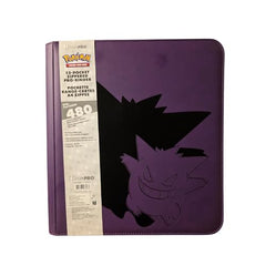 Interior view showing twenty 12-pocket pages for sleeved cards in Ultra PRO binder.