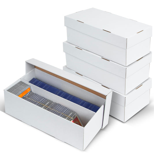 ULTRGEE 4-pack storage box with 2-row design for organized card access
