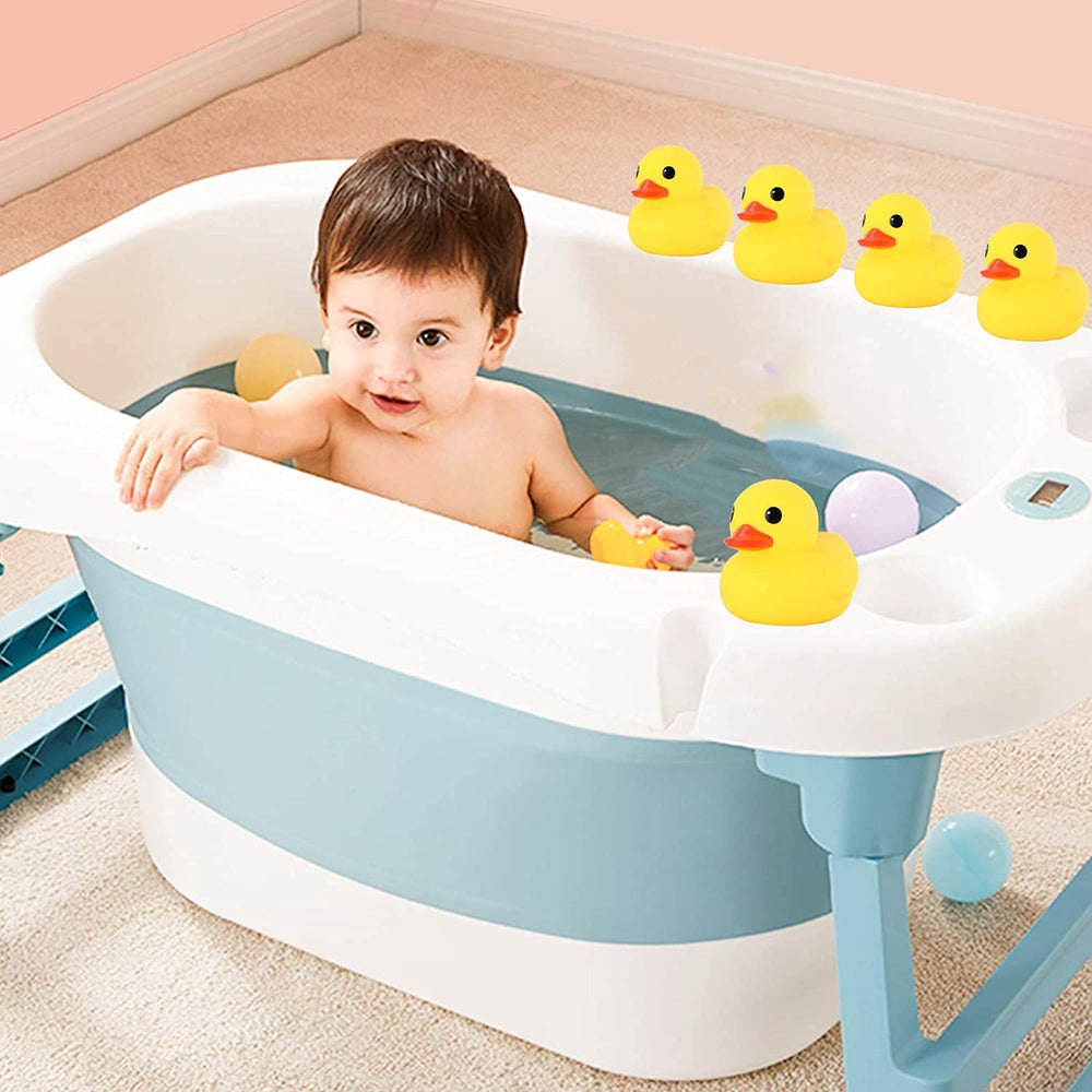 umbresen baby bath ducks close-up showing cute red mouths and dark eyes