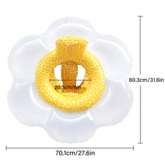 Umbresen float with safety valve for easy inflation and reuse