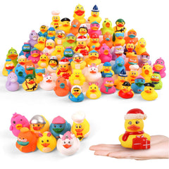 Umbresen rubber duck bulk assortment with jeep ducks for play.