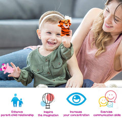 UMEELR Valentine gift exchange kit enhances celebrations with puppets and cards.