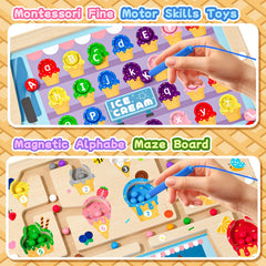 UMEREACT durable wooden Montessori board designed for safe preschool play