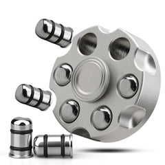 Umnodobn cool alloy spinner front view, sleek gear design for tactile focus