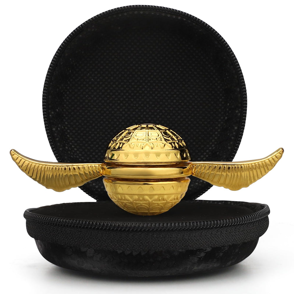 Umnodobn Gold Sphere Spinner closeup highlights premium alloy and smooth spin