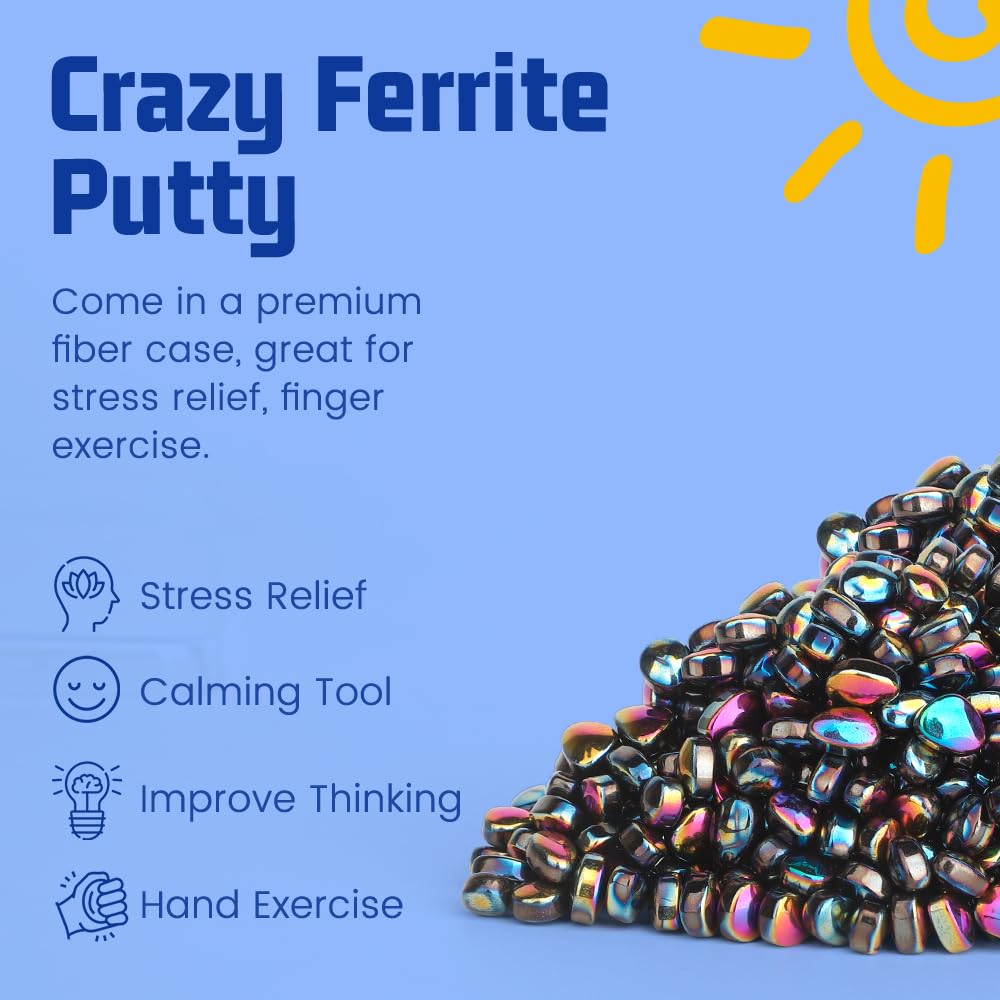 Umnodobn ferrite beads with magnets enabling creative play.