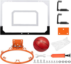 Umnodobn indoor hoop backboard with steel rim for durable indoor practice.