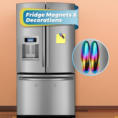 Umnodobn Rattle Magnets Snake Eggs in oil slick finish offering tactile stimulation for focused work.