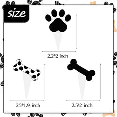 Umoni easy-to-use cupcake toppers insert into frosted treats for instant party appeal.