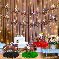 umoni racehorse party decor boosts festive look at horserace events