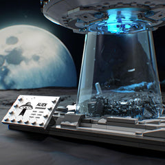 UNCLE BRICK Transparent Cockpit Design lets kids peek inside during imaginative play