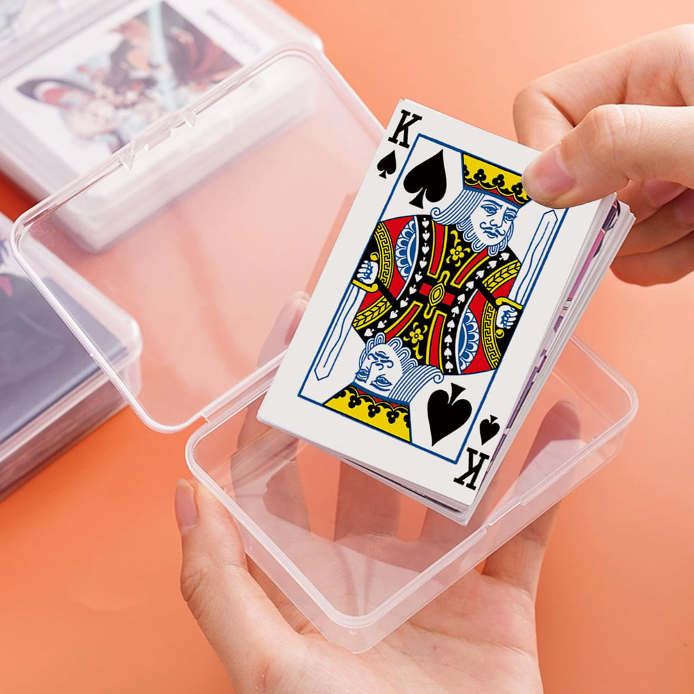 Uncle Yang four-pack card cases ideal for organizing game night sets.