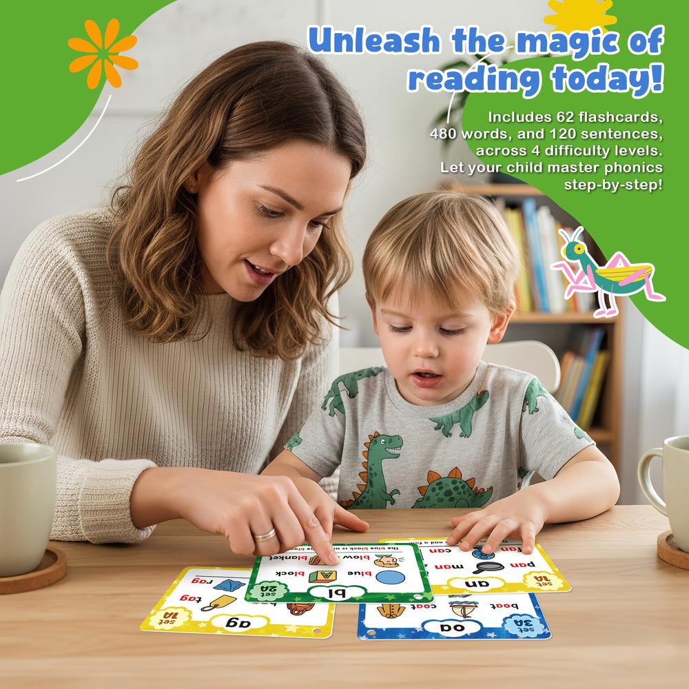 Underbartliv phonics games visually engage kids during learning activities.