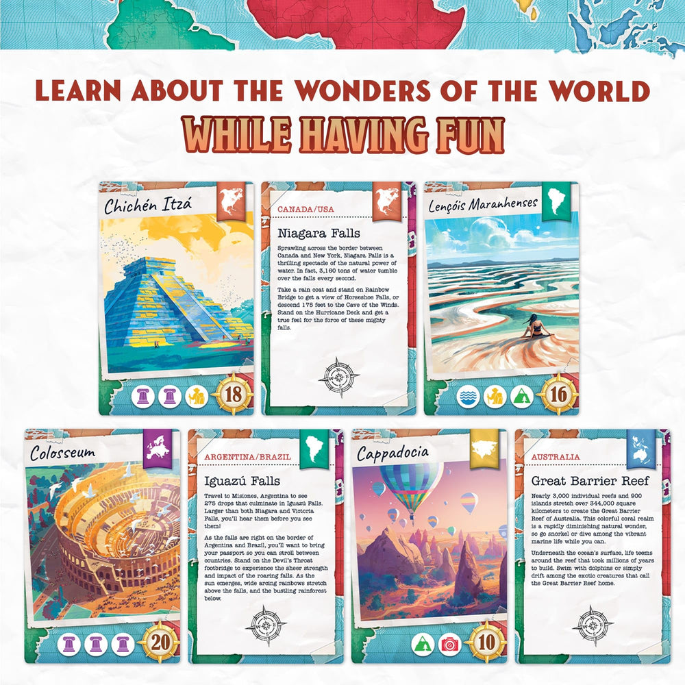 Underdog Games Trekking The World table setup encourages collaborative play