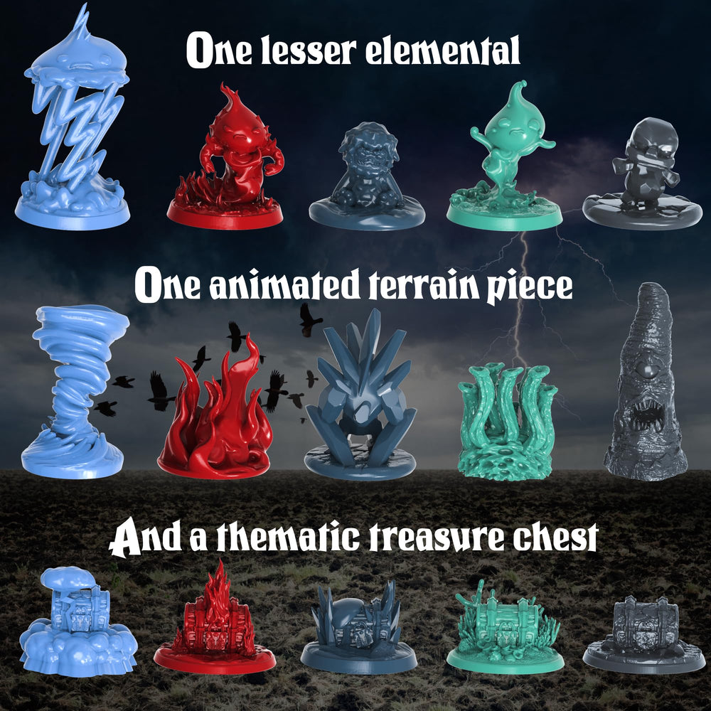 Underdusk air elemental figure powers quick, tactical engagements