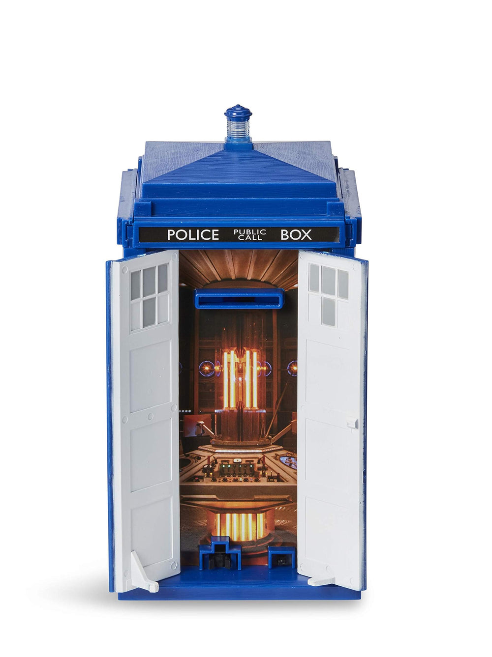 Underground Toys Doctor Who TARDIS Bank doors open, interactive savings moment for kids