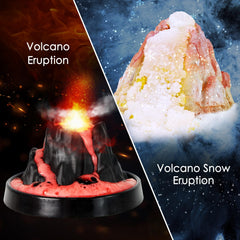 UNGLINGA erupting volcano kit snow eruption shows snowy plume for visual STEM learning