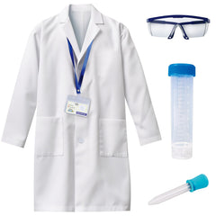 UNGLINGA Kids Lab Coat Doctor Costume for imaginative science play