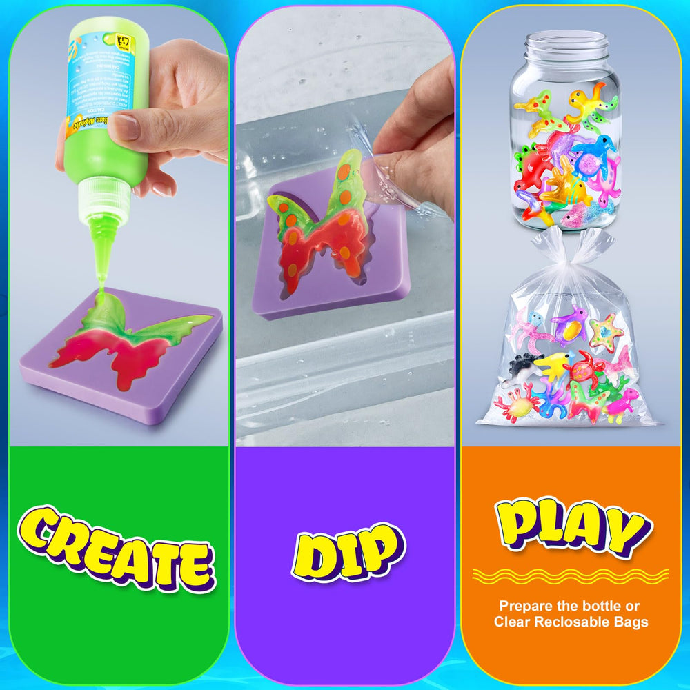 A kid creates with the UNGLINGA Elf Kit during creative playtime.