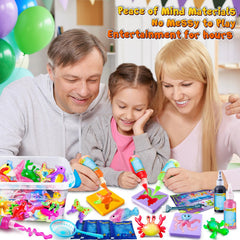 Mess-free design enables easy cleanup after UNGLINGA Elf Kit activity.