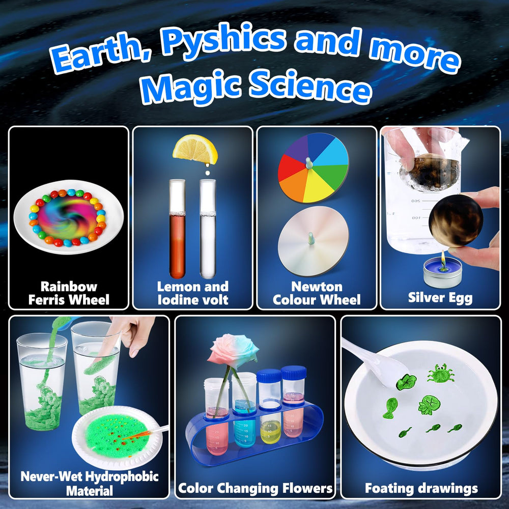 UNGLINGA manual-instructions image shows clear steps for easy guided experiments.
