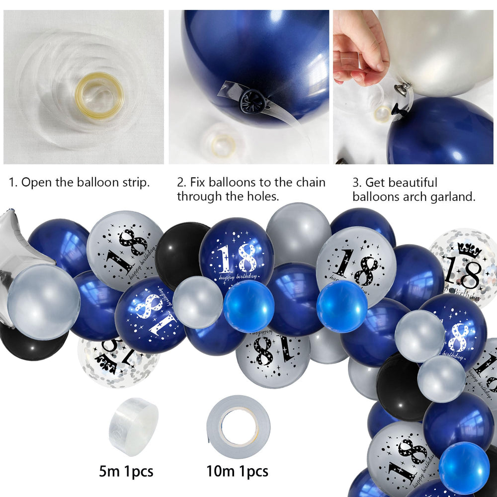 UniBirthLon 32-inch foil number balloon makes a bold focal point for the party