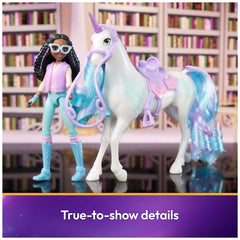 Unicorn Academy Glacier-Ice-Magic-Markings add magical detail to the unicorn's design.