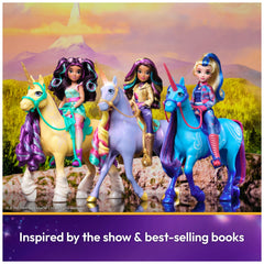 Isabel posed in a dynamic scene for imaginative storytelling
