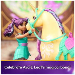 Purple and teal mane and tail add magical styling options.