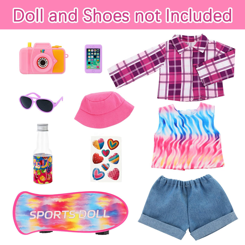 UNICORN ELEMENT camera accessory for 18-inch dolls enhances pretend photography play