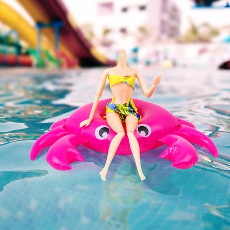 UNICORN ELEMENT donut float for dolls adds cute fun in bath or pool