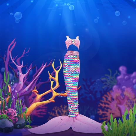 Unicorn Element mermaid-tail set for 11.5-inch dolls, complete accessory pack.