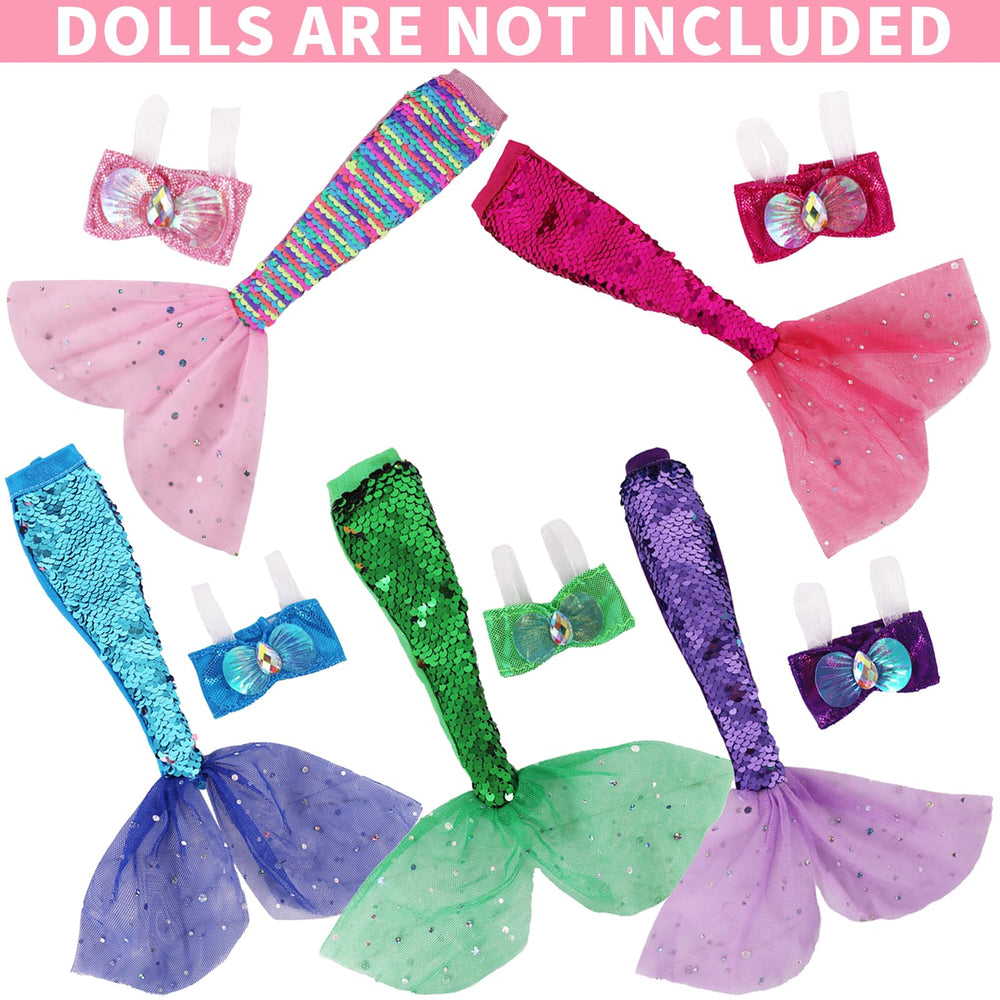 Unicorn Element blue mermaid-tail swimsuit for 11.5-inch dolls, poolside styling made simple.