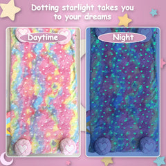 Unicorn Slumber large 70x30 sleeping bag, spacious room for kids ages 3-12.