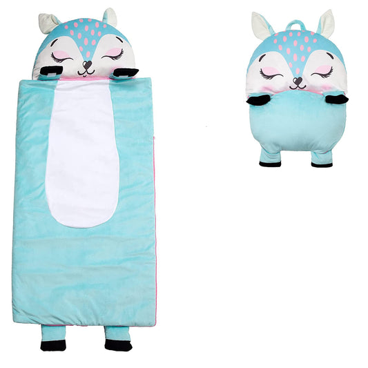 Unicorns & Robots Deer Nap Mat hero for cozy daycare rests