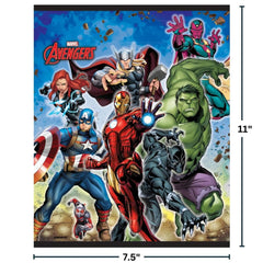 Unique Avengers loot bags easy carry with pre-cut handle for parties