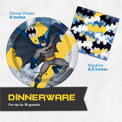 Unique Batman napkins for quick cleanups with style