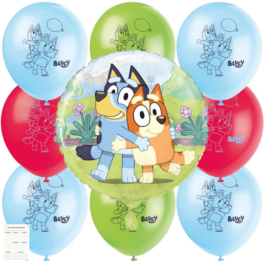 Unique Bluey foil balloon 18 inch serves as a bright centerpiece for celebrations.