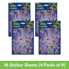 Unique Ninja Turtle decorations brighten the party atmosphere with bold color