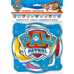 Unique Paw Patrol Marshall flame banner adds energy to party backdrops and focal points