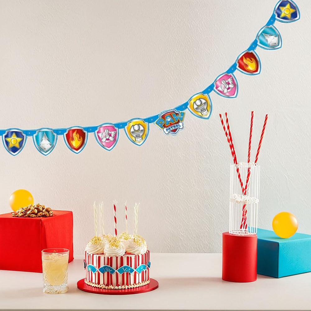Unique Paw Patrol Skye propeller banner complements themed candy tables and games