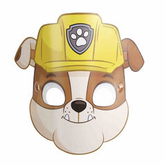 Unique Paw Patrol mask colorful design excites party attendees and photos.