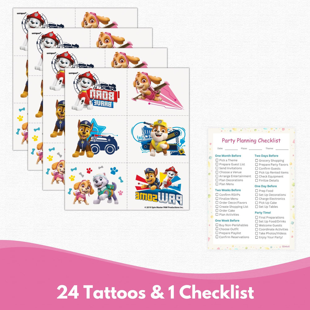 Unique Skye Paw Patrol party decorations coordinate with other supplies for a cohesive theme.