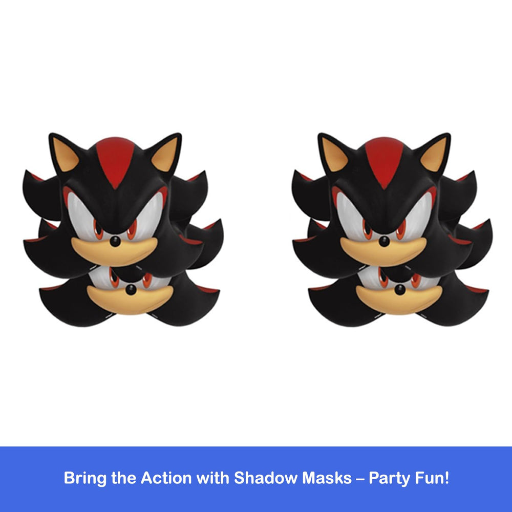 Unique Sonic mask materials are lightweight and sturdy for all-day party use.