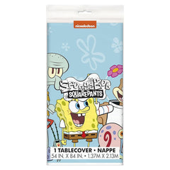 Unique SpongeBob table cover featuring Patrick Star, great for spills.