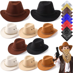 Unittype kids cowboy hat set for festive Western party outfits